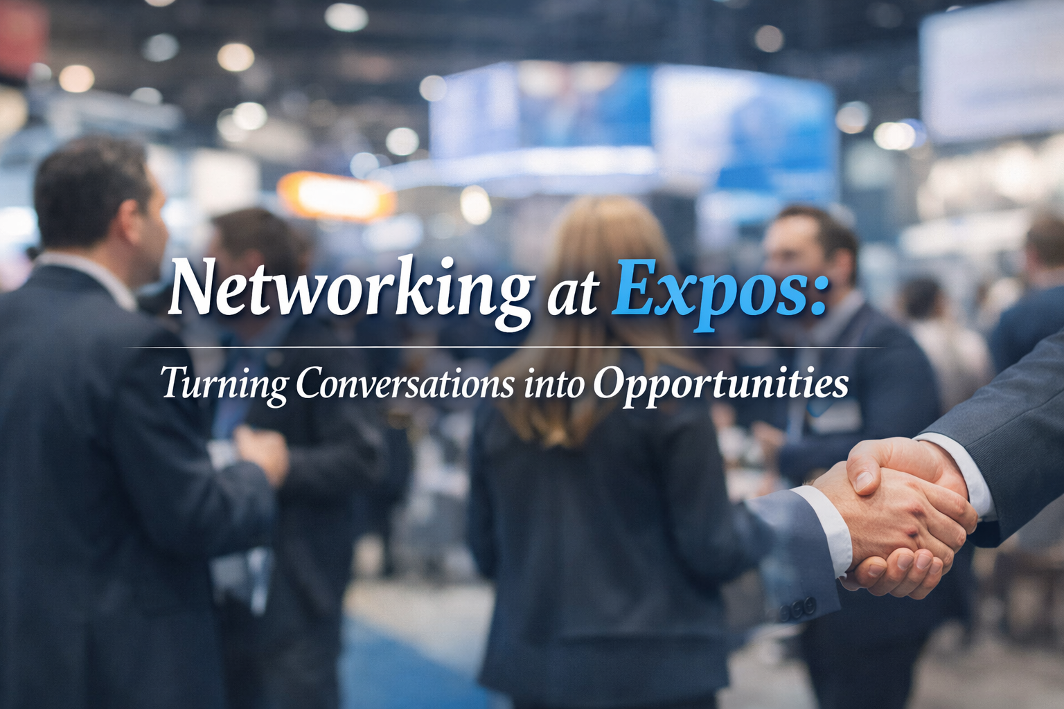 Networking at Expos: Turning Conversations into Opportunities