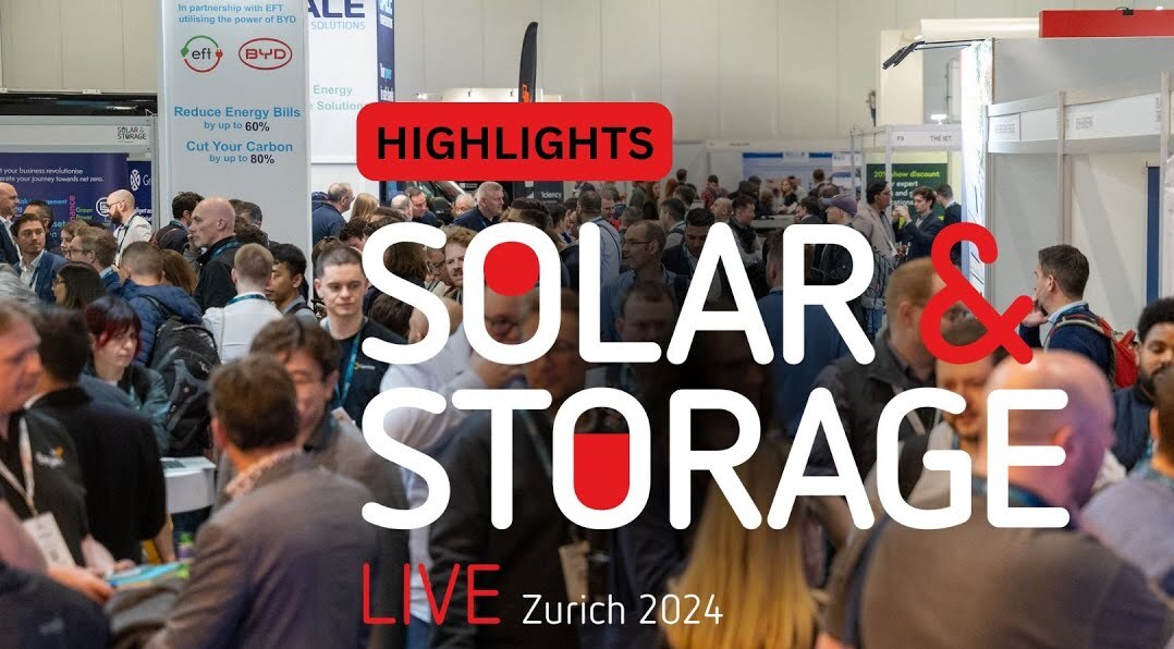 Solar & Storage Live Europe – Zurich 2026