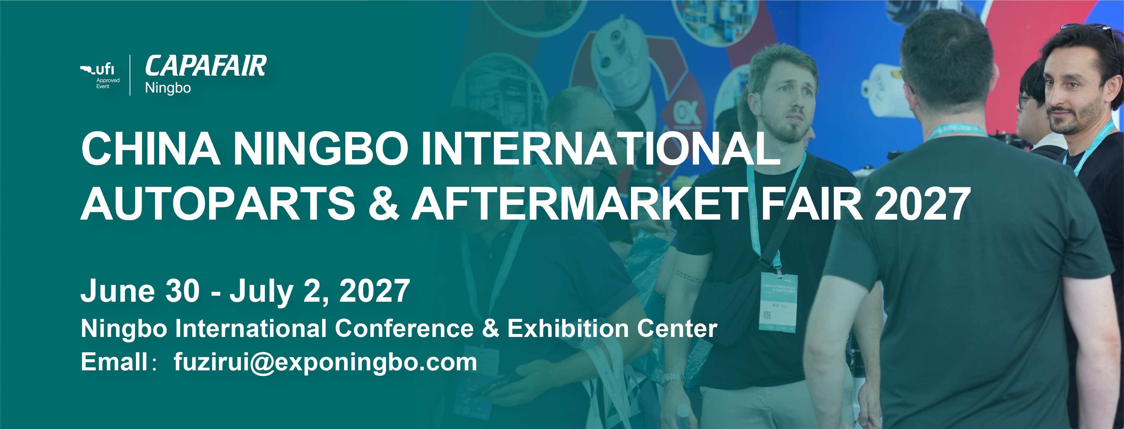 CAPAFAIR Ningbo 2026 Fifth International Auto Parts & Aftermarket Fair, China auto spare parts trade exhibition for global overseas buyers and auto distributors